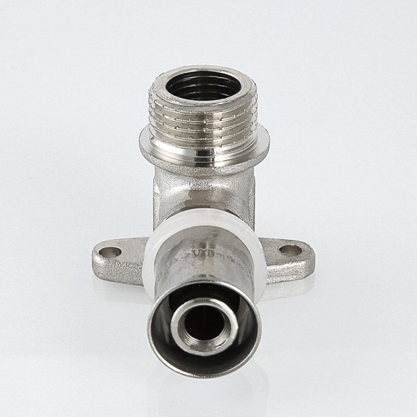 Водорозетка 16x1/2"Н Valtec (пресс, никель) (VTm.255.N.001604) Водорозетка 16x1/2"Н Valtec (пресс, никель) (VTm.255.N.001604)