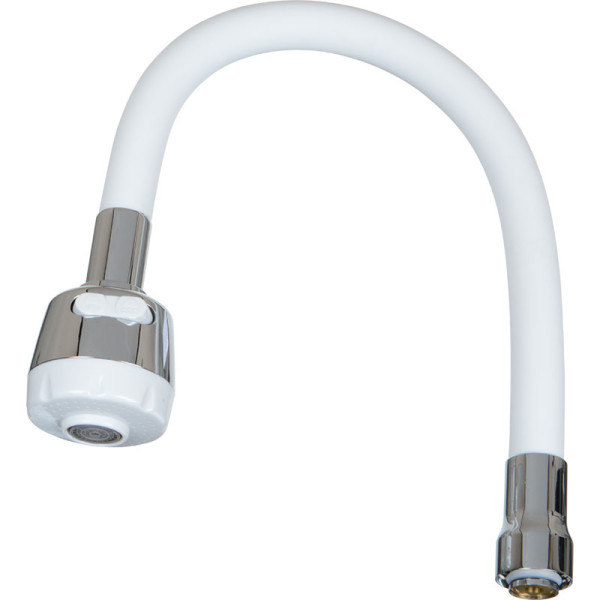 Излив гибкий Melodia LUXE с лейкой 2 режима белый 49см (MKP20655) Излив гибкий Melodia LUXE с лейкой 2 режима белый 49см (MKP20655)