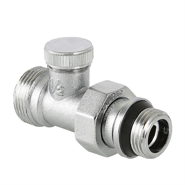 Клапан настроечный прямой 1/2"*3/4"(18) евроконус Valtec VT.020.NER (с уплотн. кольцом) (VT.020.NER.04)