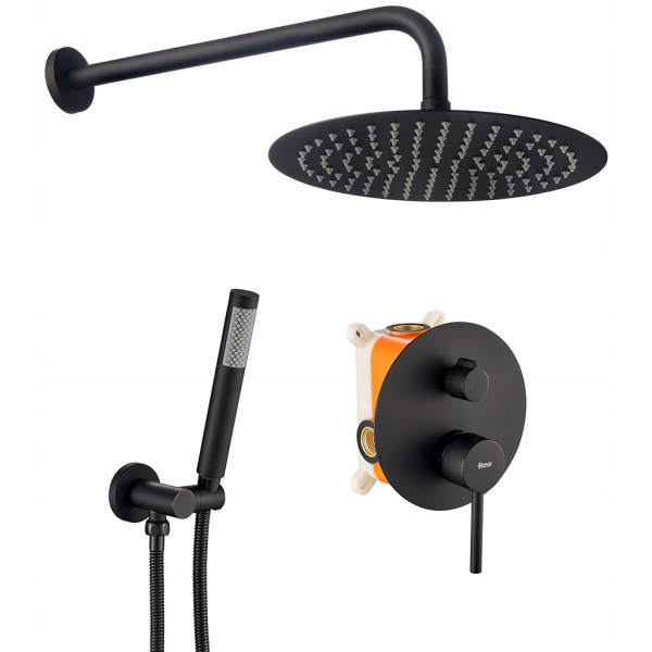 Душевая система REA Lungo + Box Black mat (REA-P4100) Душевая система REA Lungo + Box Black mat (REA-P4100)