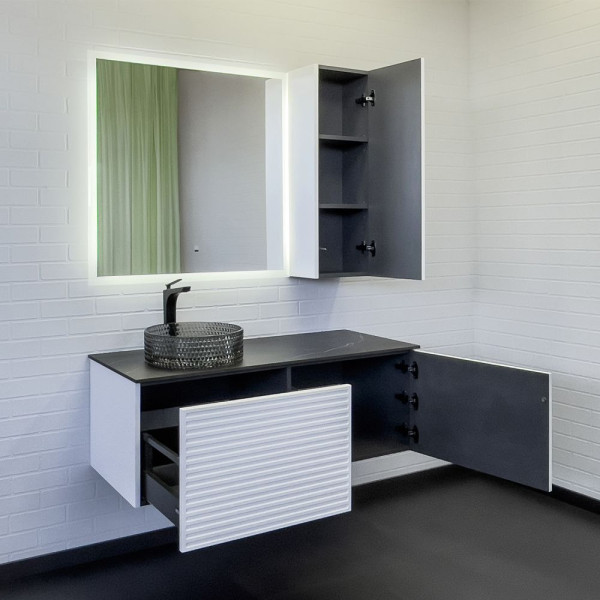 Тумба подвесная Comforty Геленджик 1200x525x500 белый матовый (00-00001432) Тумба подвесная Comforty Геленджик 1200x525x500 белый матовый (00-00001432)