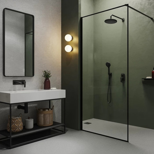 Душевая система Iddis Ray встраиваемая черная (RAYBL00i67)