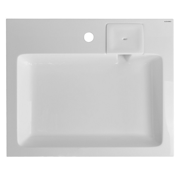 Раковина над стиральной машиной Azario 60x50x100 с сифоном белая (CS00086607)