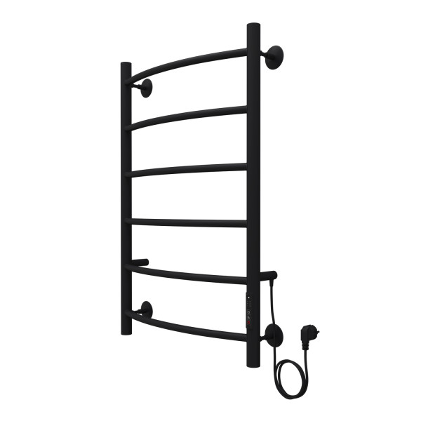Полотенцесушитель электрический Azario Verona 500x800 черный Полотенцесушитель электрический Azario Verona 500x800 черный