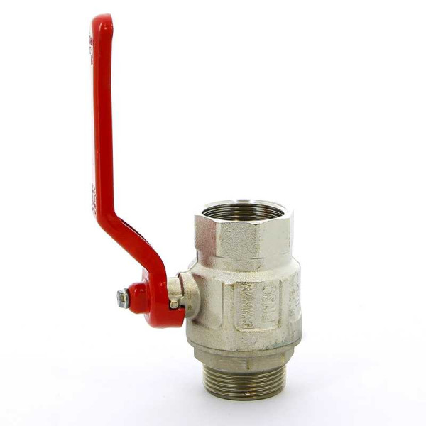 Кран Itap 1 1/4" ВН шаровый Ideal (красная ручка) (0910114)