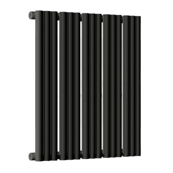 Радиатор стальной Empatiko боковое подключение, рябиновый красный (Takt S1-592-500 Coal Black)