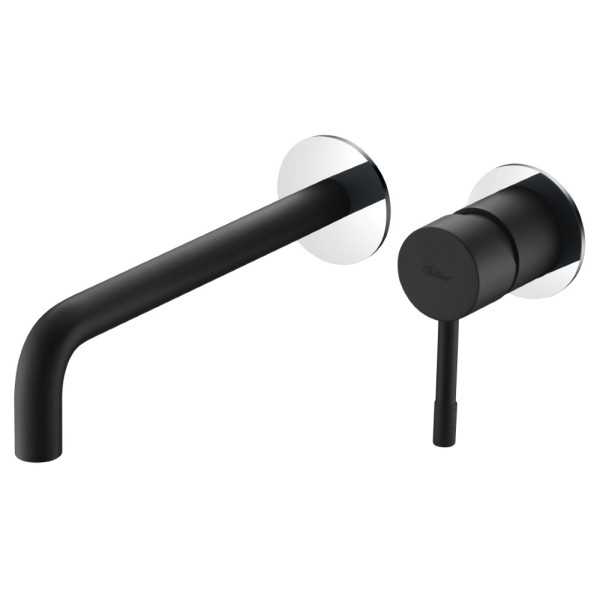 Смеситель для раковины Boheme Uno черный (465-BCR)