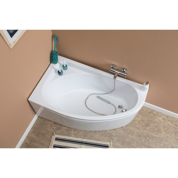 Ванна акриловая Aquanet Mia 140х80 R белый глянец (246884) Ванна акриловая Aquanet Mia 140х80 R белый глянец (246884)