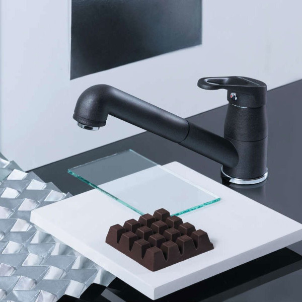 Смеситель для кухни Omoikiri Tateyama-S-DC коричневый, вытяжной излив (4994135) Смеситель для кухни Omoikiri Tateyama-S-DC коричневый, вытяжной излив (4994135)