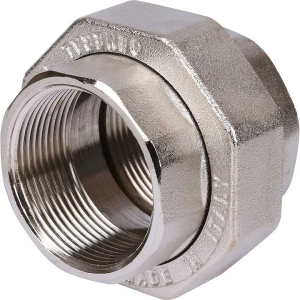 Сгон прямой (американка) 3/4" ВВ Stout (никель) SFT-0034-000034 Сгон прямой (американка) 3/4" ВВ Stout (никель) SFT-0034-000034