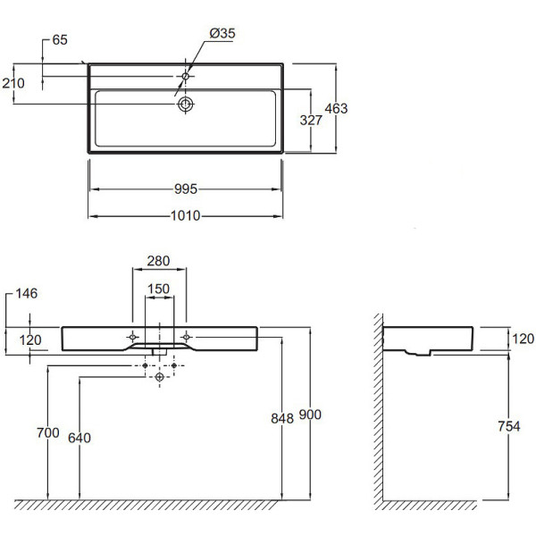 Раковина накладная Jacob Delafon Vivienne 100x46 белая (EXBJ112-00) Раковина накладная Jacob Delafon Vivienne 100x46 белая (EXBJ112-00)