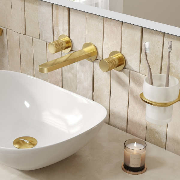 Смеситель для раковины WasserKRAFT Schunter золотой (8245)