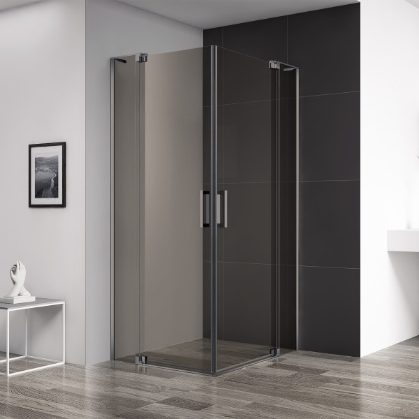 Душевой уголок Cezares Slider 70x70x195 стекло бронза, профиль оружейная сталь (SLIDER-A-2-70/80-BR-GM) Душевой уголок Cezares Slider 70x70x195 стекло бронза, профиль оружейная сталь (SLIDER-A-2-70/80-BR-GM)