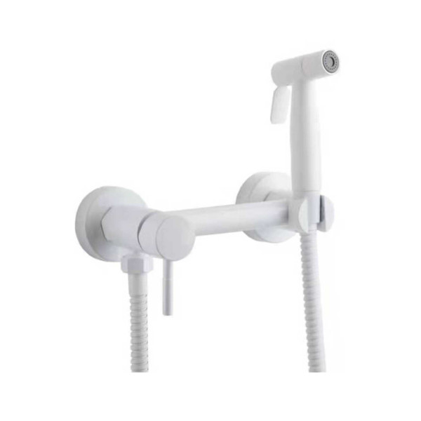 Смеситель с гигиеническим душем Fashun белый (A57503-8) Смеситель с гигиеническим душем Fashun белый (A57503-8)