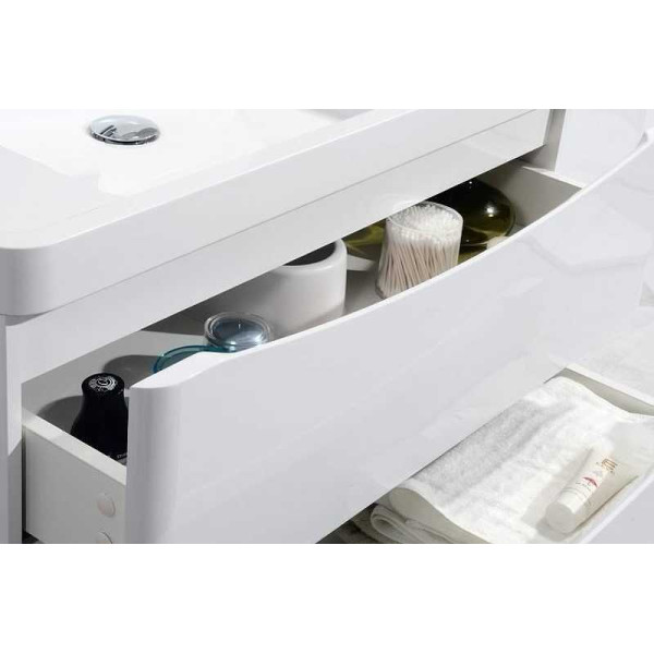 Тумба подвесная BelBagno Ancona-N 80 Bianco Lucido (ANCONA-N-800-2C-SO-BL)