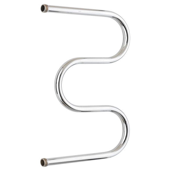 Полотенцесушитель водяной Стилье М-образный 600х400 резьба-сгон 1 хром (00004-6040)