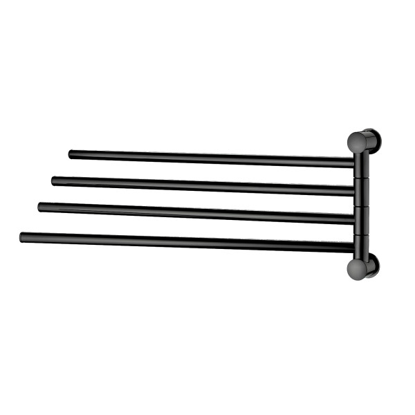 Полотенцедержатель WasserKRAFT черный глянец (K-1034PB) Полотенцедержатель WasserKRAFT черный глянец (K-1034PB)