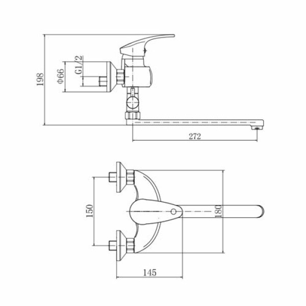 Смеситель для ванны и душа Fashun с душевым комплектом хром (A2121) Смеситель для ванны и душа Fashun с душевым комплектом хром (A2121)