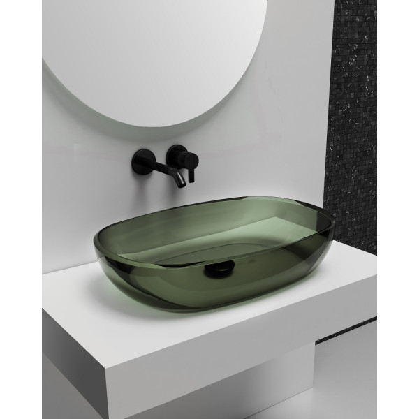 Раковина накладная Abber Kristall 600x400 оливковый (AT2805Vesuvian) Раковина накладная Abber Kristall 600x400 оливковый (AT2805Vesuvian)