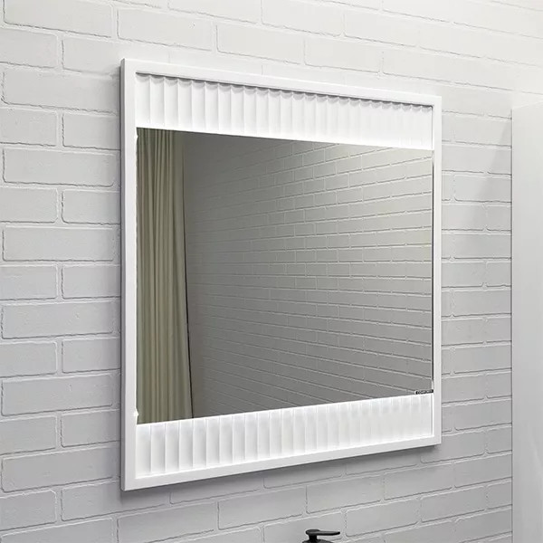 Зеркало Comforty Марсель 750x25x800 с подсветкой белый матовый (00-00012269) Зеркало Comforty Марсель 750x25x800 с подсветкой белый матовый (00-00012269)