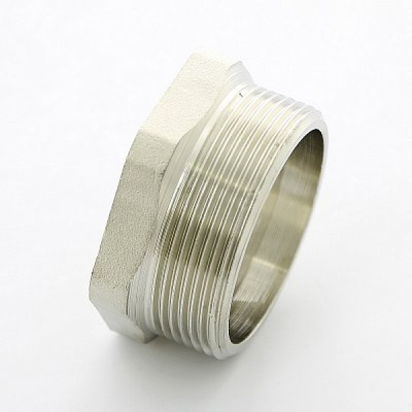 Футорка 1 1/2"Вх2"Н Uni-Fitt (никель) 604N7600