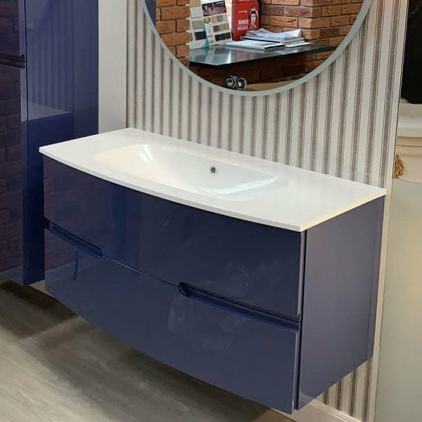 Тумба подвесная Jacob Delafon Nona 100 синий бархат (EB1889RU-G98)