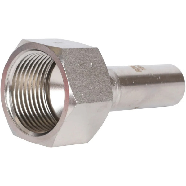 Вставка резьбовая 15х3/4"В Rommer из нержавеющей стали (пресс) (RSS-0023-001534) Вставка резьбовая 15х3/4"В Rommer из нержавеющей стали (пресс) (RSS-0023-001534)