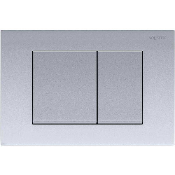 Клавиша смывная Aquatek хром матовая (KDI0000011)