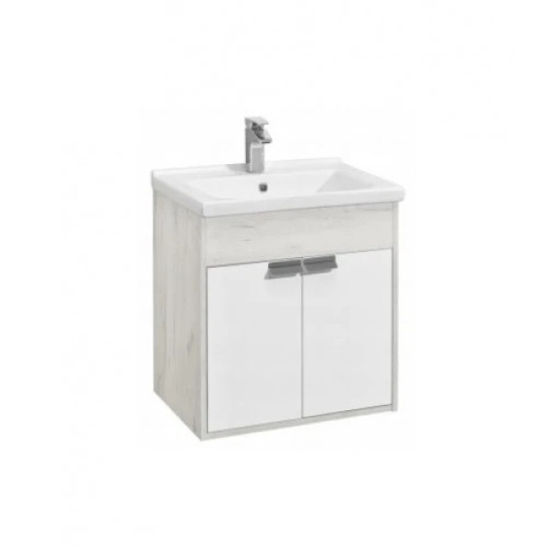 Тумба-умывальник Aquaton Флай 60 Бел Дуб КРАФТ/1WH302421 Раковина Миранда 60 (1A2373K0FAX10) Тумба-умывальник Aquaton Флай 60 Бел Дуб КРАФТ/1WH302421 Раковина Миранда 60 (1A2373K0FAX10)