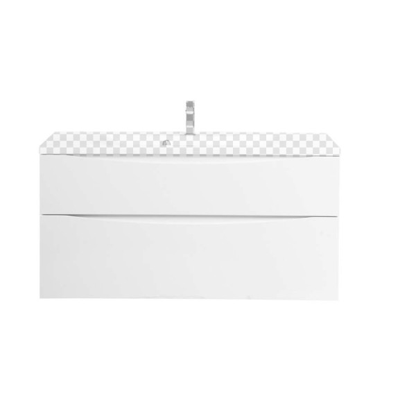 Тумба подвесная BelBagno Marino-H60 110 Bianco Lucido (MARINO-H60-1100-2C-SO-BL-P)