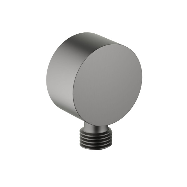 Шланговое подсоединение Aquatek шлифованное черный хром (AQ2457BGM)