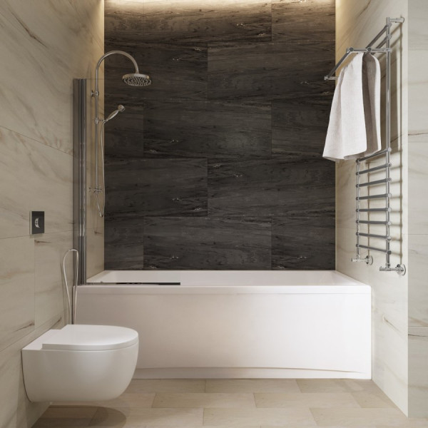 Ванна акриловая 1ACReal Palermo 180х80 белая (BBA-PM188X0-00U)