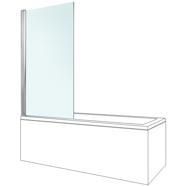 Душевая шторка Berges River S 800*1400 стекло прозрачное, профиль хром сильвер (62102) Душевая шторка Berges River S 800*1400 стекло прозрачное, профиль хром сильвер (62102)