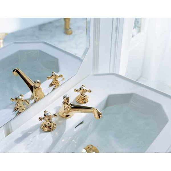 Смеситель для раковины Kludi 1926 хром, донный клапан (510464520) Смеситель для раковины Kludi 1926 хром, донный клапан (510464520)