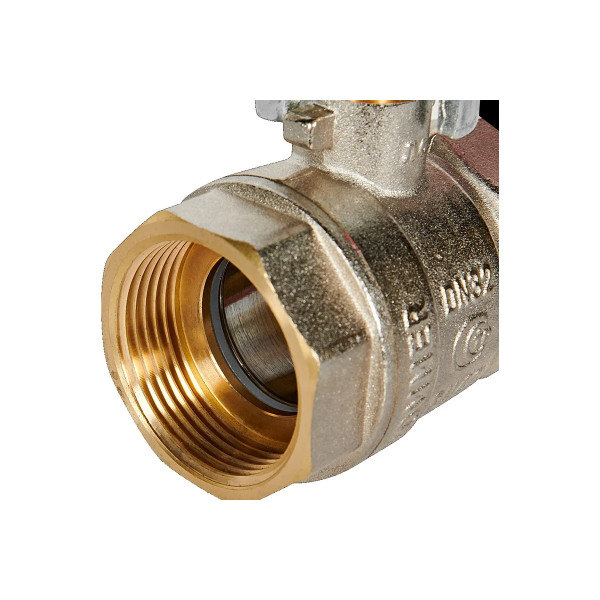 Кран 1 1/4" ВВ шаровый Rommer (ГОСТ, красная ручка) RBV-0001-2110332 Кран 1 1/4" ВВ шаровый Rommer (ГОСТ, красная ручка) RBV-0001-2110332