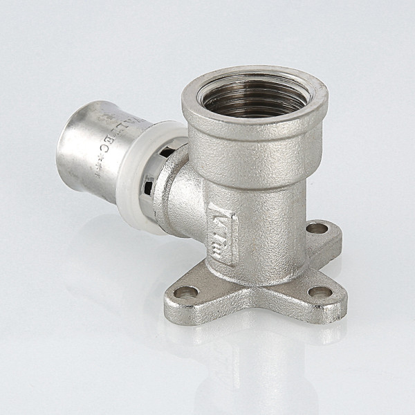 Водорозетка 26x3/4"В Valtec (пресс, никель) (VTm.254.N.002605) Водорозетка 26x3/4"В Valtec (пресс, никель) (VTm.254.N.002605)