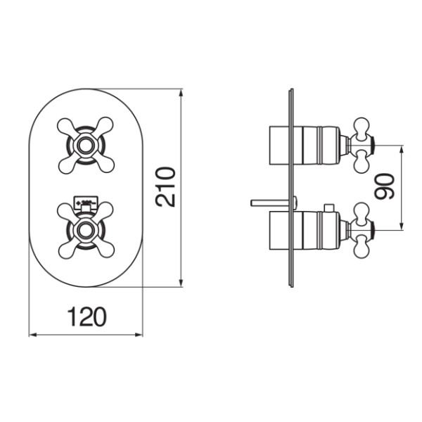 Смеситель для душа Nobili Grazia бронзовый (GRC5102BR) Смеситель для душа Nobili Grazia бронзовый (GRC5102BR)