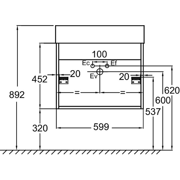 Тумба подвесная Jacob Delafon Vivienne 60 белый глянец/дуб давос (EB1666-E75-J5) Тумба подвесная Jacob Delafon Vivienne 60 белый глянец/дуб давос (EB1666-E75-J5)