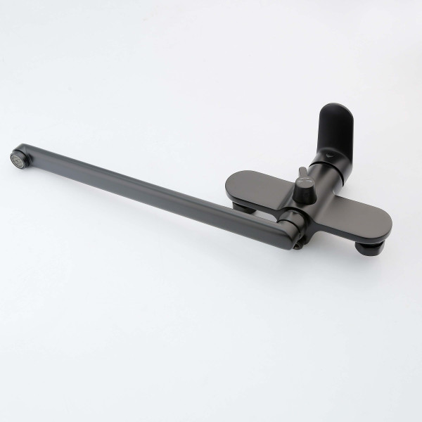 Смеситель для ванны и душа Aquatek Ника черный матовый (AQ1842MB) Смеситель для ванны и душа Aquatek Ника черный матовый (AQ1842MB)