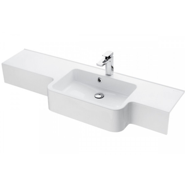 Раковина подвесная Aquaton Hotel 151x40,5x16,5 R белый (1.A709.5.31P.I01.P) Раковина подвесная Aquaton Hotel 151x40,5x16,5 R белый (1.A709.5.31P.I01.P)