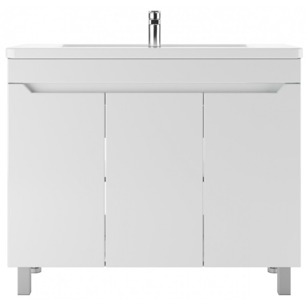 Тумба под умывальник Maria 100 Мечта без ящика Айсберг Домино (DM2327T)