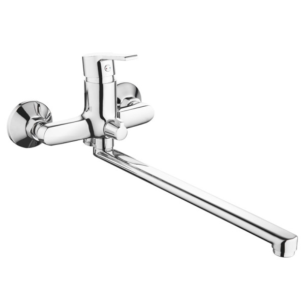 Смеситель для ванны и душа Voda Fin хром (FN31)