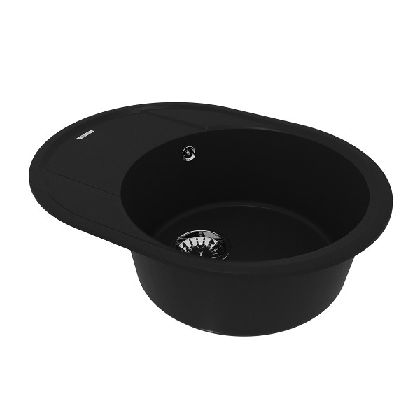 Мойка для кухни врезная Lemark Lacha 620 620x470 антрацит (9910049)