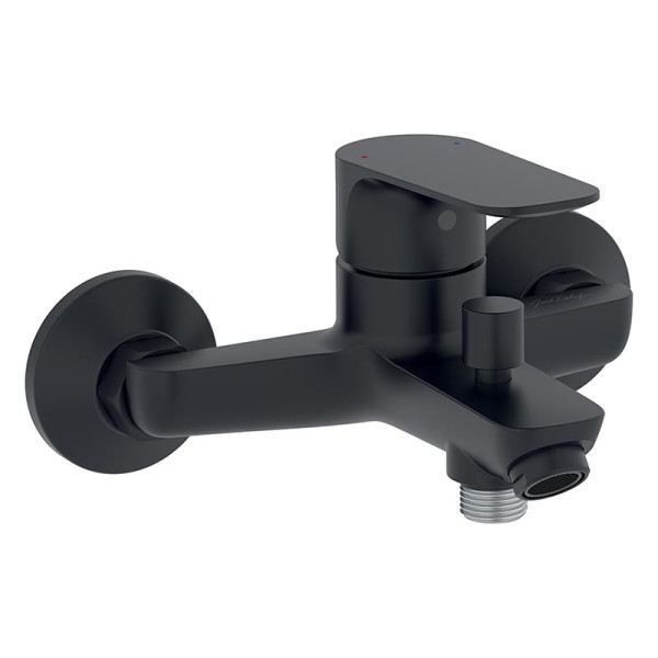 Смеситель для ванны и душа Jacob Delafon Oscar черный матовый (E29844-BL)