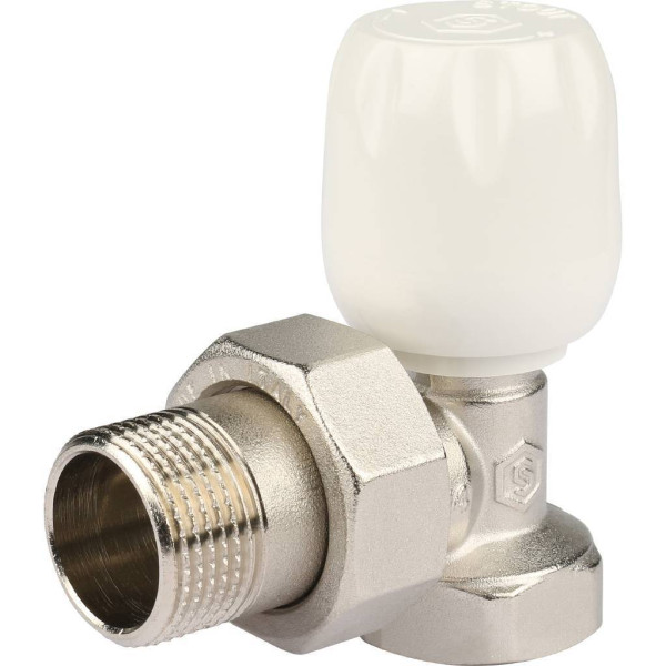 Клапан регулировочный угловой 3/4" с неподъемным шпинделем Stout SVRs-1152-000020 Клапан регулировочный угловой 3/4" с неподъемным шпинделем Stout SVRs-1152-000020