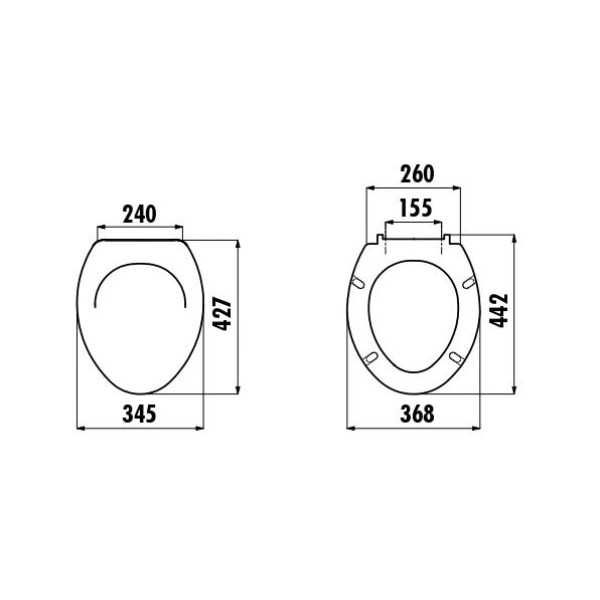 Сиденье для унитаза Creavit Cina r34,5x42,7 с микролифтом белое (KC0703.02.0000E)