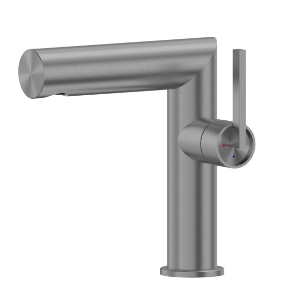 Смеситель для раковины Abber Perfekte 316 оружейная сталь брашированная (AF8A10BGG) Смеситель для раковины Abber Perfekte 316 оружейная сталь брашированная (AF8A10BGG)