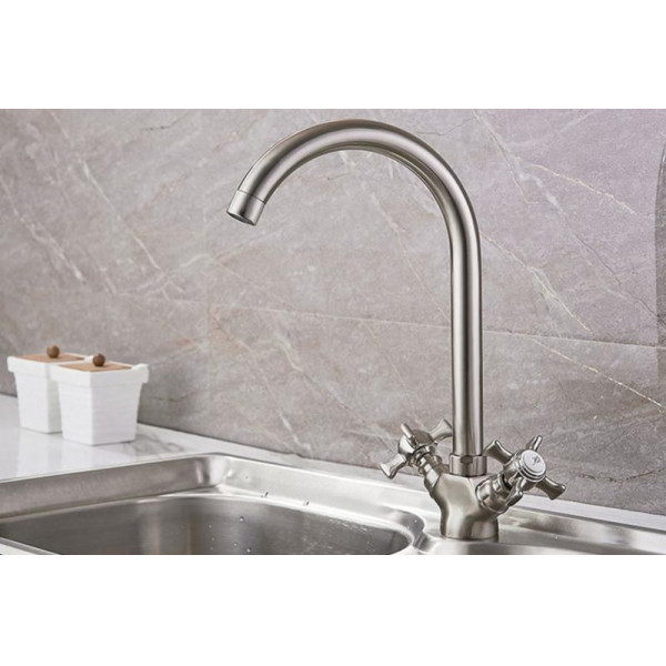 Смеситель для кухни Ledeme хром (L4311A-2) Смеситель для кухни Ledeme хром (L4311A-2)