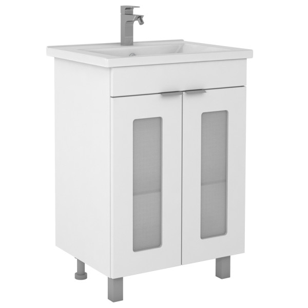 Тумба напольная Домино Миранда 60 кристалл(DA1801Т)