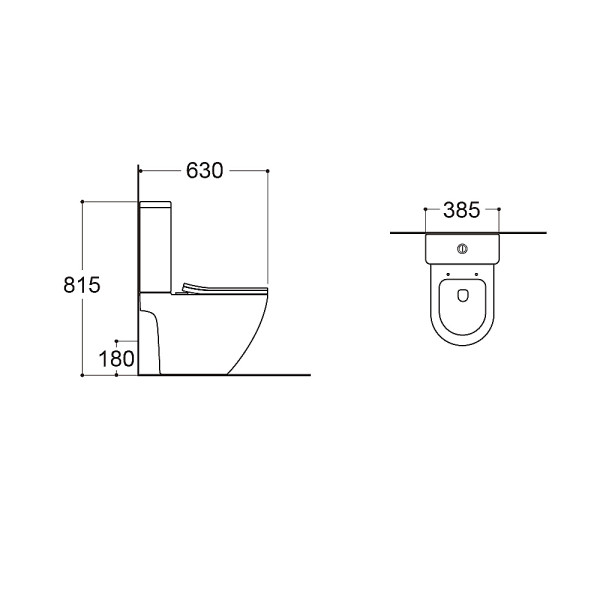 Унитаз-компакт Aquatek Европа безободковый сиденье микролифт смыв торнадо (AQ2903T-00)